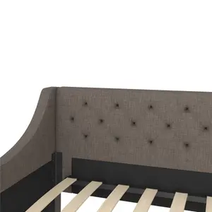 NG Her Majesty Daybed Fabric Grey, Single