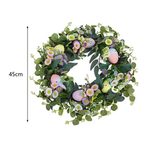 Faux Daisy 45cm Wreath