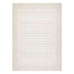 Carpet JERSEY 19261 cream - Frame, structural, loop BOHO  120x170 cm