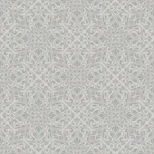 Sofia Damask Wallpaper Silver Debona 2456