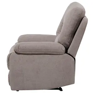 Recliner Chair BERGEN Fabric Taupe