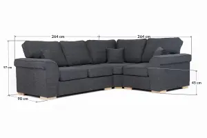 Furniture Stop - Libby Double Corner Sofa