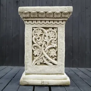 Acanthus Plinth' Large Square statuary pedestal