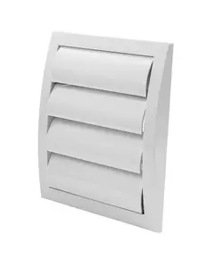 White Duct Gravity Flaps 190mm x 190mm Ventilation Cover