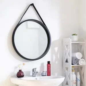 Chavarria Flat Wall Mirror Black