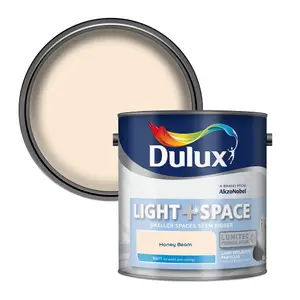 Dulux Light + Space Honey Beam Matt Wall paint, 2.5L