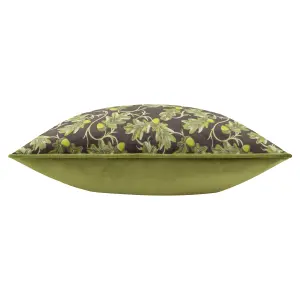 Braywick Orville Bee Printed Velvet Polyester Filled Cushion