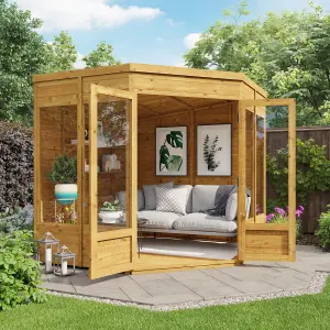 BillyOh Picton Corner Summerhouse - Pressure Treated - 7x7