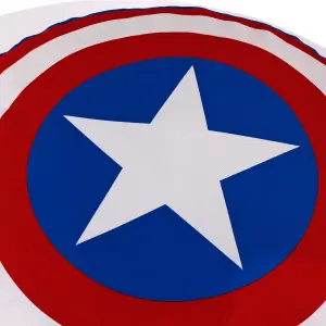 Captain America Round Bean Bag For Kids, W60 X D60 X H30cm