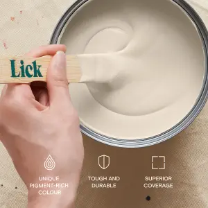 Lick Beige 01 Matt Emulsion paint, 2.5L