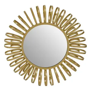 Interiors by Premier Trento Multi Ring Design Wall Mirror