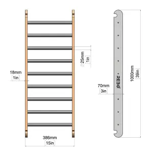 Rebo Montessori Pikler Style Climbing Ladder