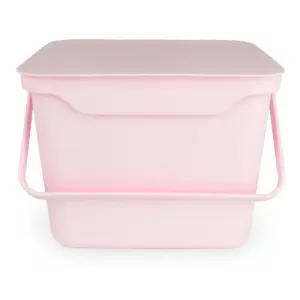 Easy Eco - 5L Compost Caddy - Pastel Pink