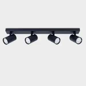 Harper Living 4 Light Ceiling Spot light, Black