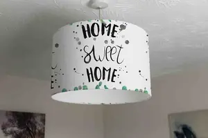 Home Sweet Home (Ceiling & Lamp Shade) / 45cm x 26cm / Ceiling Shade