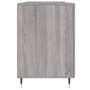 Berkfield Desk Grey Sonoma 140x50x75 cm Engineered Wood