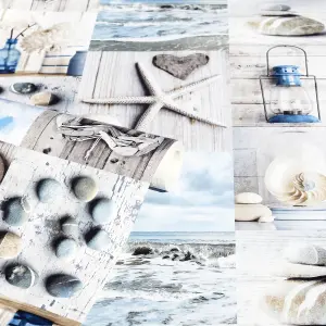 Arthouse Maritime Collage Wallpaper