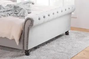 Birlea Opulence King Bed Frame In Grey