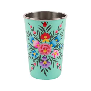 BillyCan - Picnic Tumblers - 400ml  - Mint Pansy  - Pack of 6