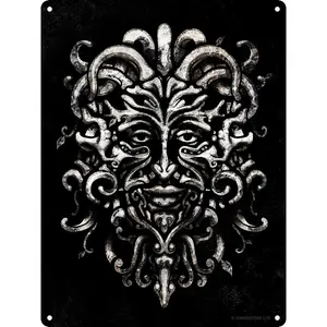 Grindstore Green Man Plaque Black/White (One Size)