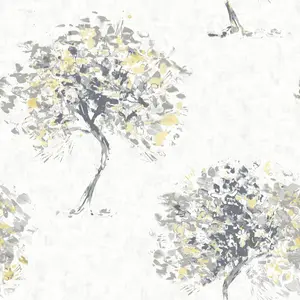 Kaleidoscope Beacon Fell Wallpaper Yellow / Grey Holden 90650