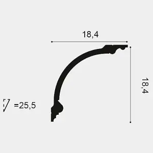 Orac Decor C338B Decorative Moulding 2 Pack - 4 Metres