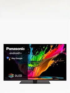 Panasonic TX-42MZ800B OLED HDR 4K Ultra HD Smart Android TV, 42 Inch With Freeview Play & Dolby Atmos, Black