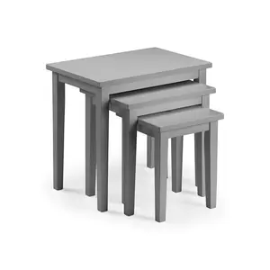 Elvina 3 Piece Nest of Tables Grey