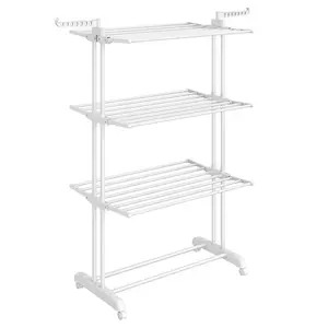 Metal Gullwing Drying Rack White