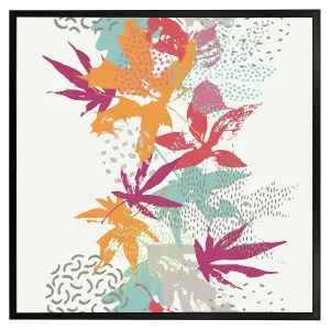 Japanese maple (Picutre Frame) / 20x20" / Grey