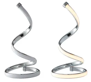 Lighting123 Infinity LED Table Lamp Beside Lamp Desk Light Fixture