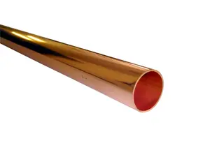 Wednesbury Copper Compression Pipe (L)3m (Dia)15mm