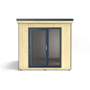 Forest Garden Xtend+ 8x9 ft with Single door & 1 window Pent Garden office (H)2500mm x (W)2540mm