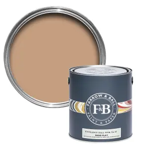 Farrow & Ball Dead Flat Mixed Colour 61 Entrance Hall Pink 5 Litre