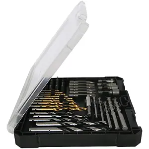 MYLEK 50 Piece Drill Bit And Screwdriver Accessory Set