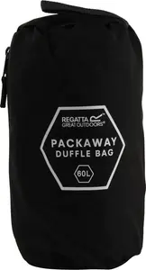 Regatta Packaway 60L Duffle Bag Black, Size: One Size