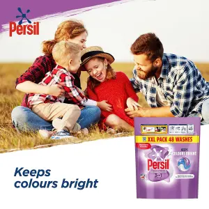 Persil XXL 3 in-1 Washing Capsules Colour Protect Keeps Colour Bright 48W, 4pk