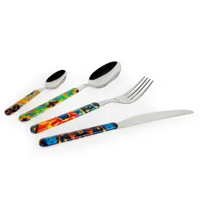 Excelsa New Delhi 24 Piece Stainless Steel Cutlery Set , Service for 6 (Set of 6)