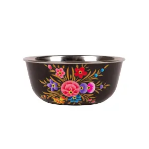 BillyCan - Picnic Bowl - 16.5cm  - Carbon Pansy