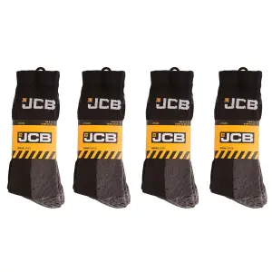 JCB Workwear Apparel Socks - Men's Size 6-11 - 12 pairs