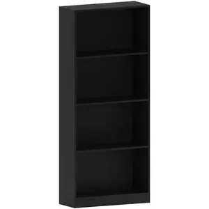 Ronald Bookcase Black / 140 cm H x 60 cm W