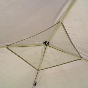 Rapid Pop Up Compact 3x3 Gazebo With Sides Light Grey