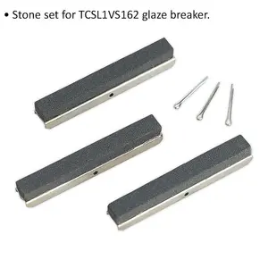 75mm Fine Grade Cutting Stones - 3 Pack for ys10783 Hone Tool