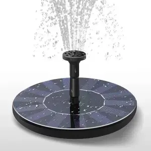 13CM Solar Powered Outdoor Patio Water Pump Fountain