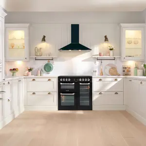 Leisure CS90C530K Freestanding Electric Range cooker with Ceramic Hob - Black