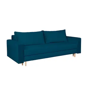 Silla 3 Seater Sofa Bed with Storage - Ocean Navy (Kronos5)