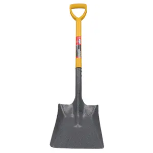 Square Mouth Builders Shovel Spade 96cm Scoop Gardening Builders Steel