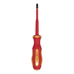 Draper  XP1000 VDE Slimline Cross Slot Screwdriver, No.2 x 100mm 02164