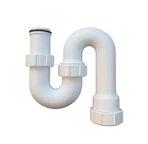 Premium S Trap 32mm (1.1/4'') Sink Waste Pipe Trap, BS EN 274-1:2002 Compliant Basin Trap. FREE DELIVERY