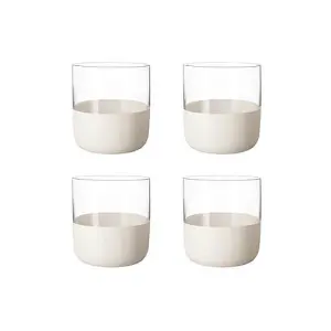 Villeroy & Boch Manufacture Rock Blanc Set of 4 Shot Glasses